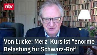 Merz' Kurs ist "enorme Belastung für Schwarz-Rot" - Von Lucke zur Lage nach der Wahl