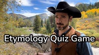 Etymology (Word Origins) Quiz Game