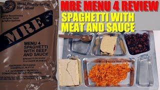 2019 MRE Menu 4 - Spaghetti with Beef and Sauce