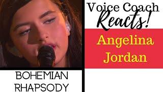 Voice Coach Reacts to Angelina Jordan "BOHEMIAN RHAPSODY" AGT Golden Buzzer Winner!