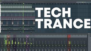 How to Make TECH TRANCE!! - FL Studio Tutorial (+FREE FLP)