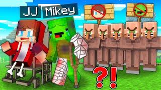 Why Villagers KICKED Disabled Mikey and JJ OUT in Minecraft - Maizen