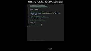 Get the Full Path of the Current Working Directory in Python | Python Examples | Python Tutorial