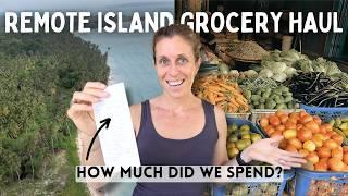 How Much Does Island Living Cost? Remote Island Grocery Haul