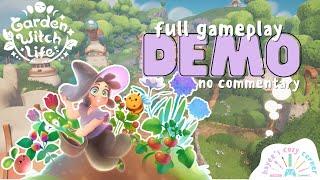 LET'S PLAY! Garden Witch Life Demo Playthrough - no commentary