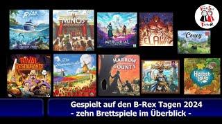 Gespielt auf den B-Rex Tagen 2024 - zehn Brettspiele im Überblick - Brettspiel -Die Brettspieltester