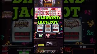 DIAMOND JACKPOT at MGM Grand Las Vegas! #slots #casino #shorts