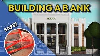  Building A Bank  in Bloxburg! | Bloxburg Speedbuilds