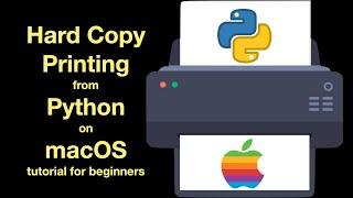 Print Hard Copies directly from Python on macOS