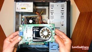 Como instalar una placa de video (PCI EXPRESS o AGP)