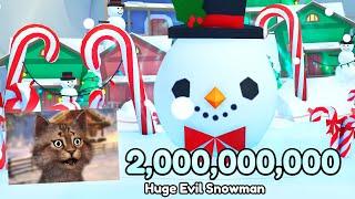 INSANE BATTLE FOR HUGE SNOWMAN IN PETS GO! Roblox