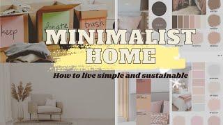 3 SIMPLE RULES to a MINIMALIST HOME #2024