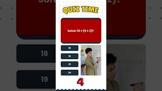 Maths Quiz! Score 3/3 to Prove You're a Numbers Genius! #Shorts