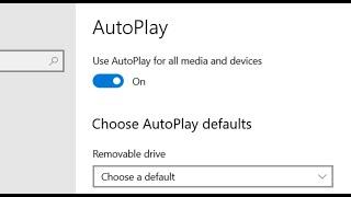 How To Enable or Disable AutoPlay Settings In Windows 10