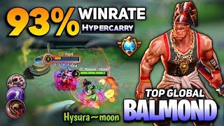 93% WINRATE! Balmond Best Build 2021[ Top Global Balmond Gameplay ] By Hysura~moon - Mobile Legends