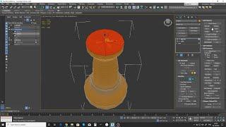 3D Modeling Chess - Rook (3Ds Max Tutorial) - Part 03