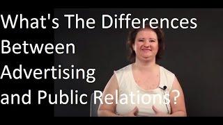 What's The Differences Between Advertising and Public Relations? DIY Marketing TV