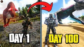 SURVIVING 100 DAYS ARK SURVIVAL EVOLVED (EPISODE 1) DAY 1 TO 10