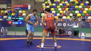 Qual. FS - 70 kg: M. MUSLIMOV (AZE) v. I. ZHUMAY (KAZ)