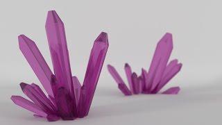 Blender Tutorial [HD]: CRYSTALS  (Easy).