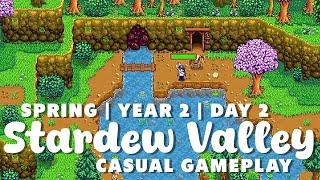 Stardew Valley | Casual Gameplay | Year 2, Day 2 |  Ad-Free, No Talking 