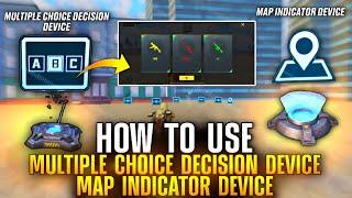 How To Use Multiple Choice Decision Device | Map Indicator Device | Multiple Gun Add Wow Map