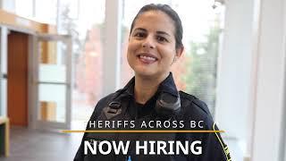 Now Hiring: Sheriffs across BC