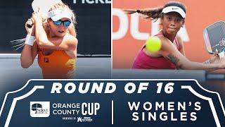 Anna Leigh Waters v Ting Chieh Wei at the Select Medical Orange County Cup