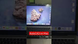 Opening AutoCAD 2022 on MacBook Air M1 #akhil  #shorts