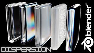 Blender Tutorial: Easy Glass DISPERSION 5 shaders