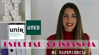 ESTUDIAR A DISTANCIA. Mi experiencia en la UNED y UNIR / Nisabelt