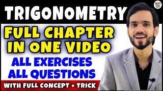 Trigonometry |  Trigonometry Class 10 Chapter 8 | Maths Full Chapter| Concept/Exercises/Basics/Hindi