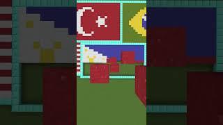 Minecraft Flag of Philippines Reupload! #ph #philippines #lupangjinirang