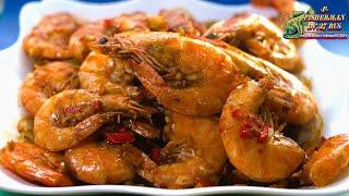 Fried Shrimp with Garlic and Chinese Style Glass Noodles by Fisherman dv 27 rus