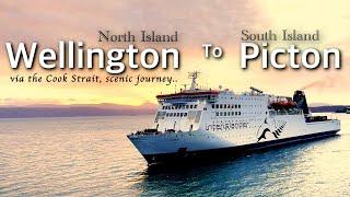 North Island to South Island | Wellington to Picton by Ferry | New Zealand  ️ 