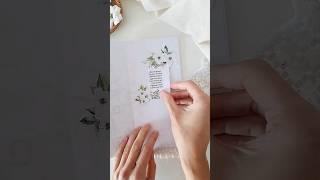 How to prepare greetings into a card? #13arts #cardmaking #papercraft #crafting #tutorial