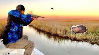 GIANT *NUTRIA RAT* Catch Clean & Cook (Louisiana CAST & BLAST)