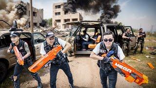LTT Game Nerf War : SEAL X Hero Nerf Guns Battles Long-Haired Crime Boss in Puzzle Zone!
