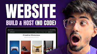 Building a Portfolio Website in 5 mins?! (Step by Step with Hosting)