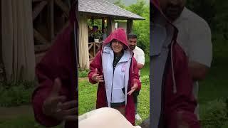UFC Champion Merab Dvalishvili teaches Nina Drama how to make Georgian cheese LOL #shorts #ufc #mma