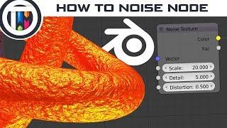 Blender Tutorial - How to use the Noise Texture Node