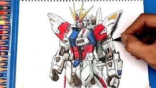 How to draw Gundam/ Barbatos Gundam/ drawing robot