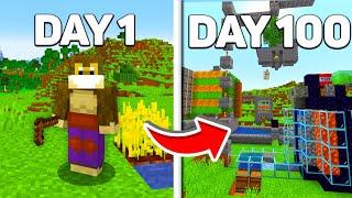 I Spent 100 Days Building EVERY Automatic Farm In Minecraft Hardcore