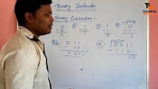 Binary Subtraction Operation