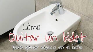 CÓMO QUITAR UN BIDET DEL BAÑO PARA GANAR ESPACIO