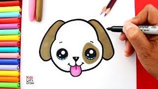 HOW TO DRAW A CUTE PUPPY