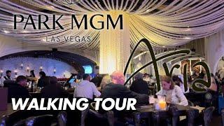 Aria Resort & Casino to Park MGM | WALKING TOUR Las Vegas, Nevada