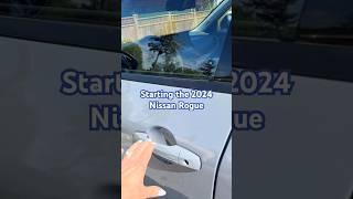 Starting the 2024 Nissan Rogue #nissanrogue #asmr #carasmr