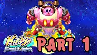 Kirby: Planet Robobot - Part 01 - Opening + Area 1: Patched Plains | Level 1