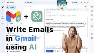 How to write emails just in 1 click using Gmail AI ChatGPT in 2024